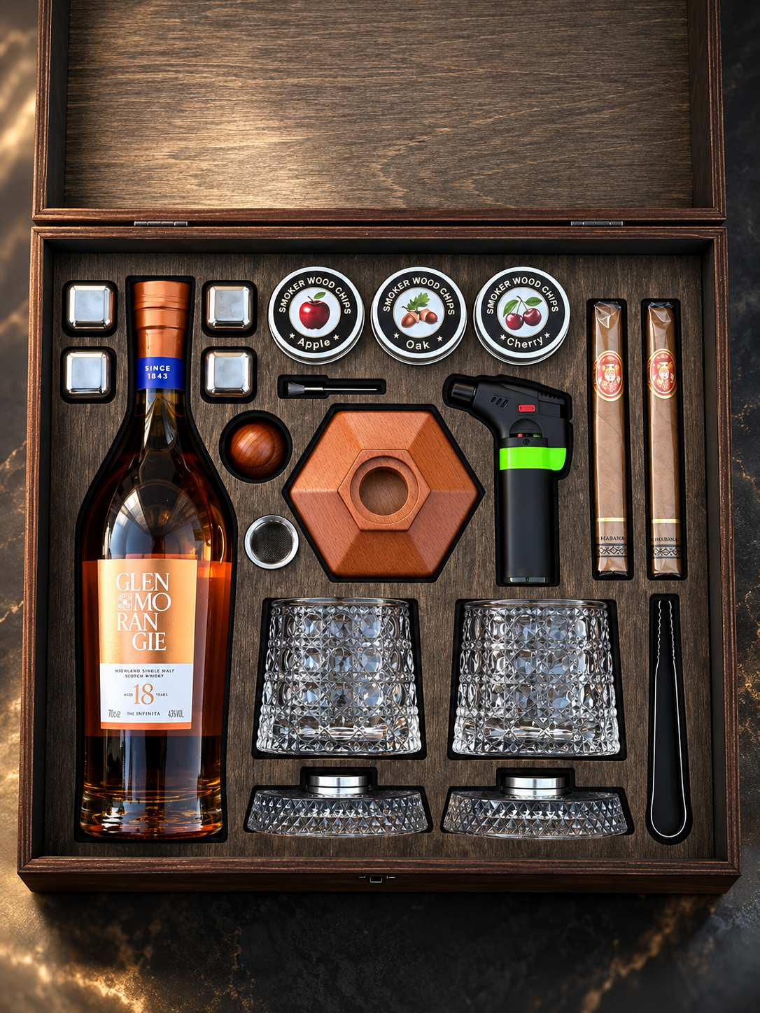 Glenmorangie 18 Premium Viski Seti